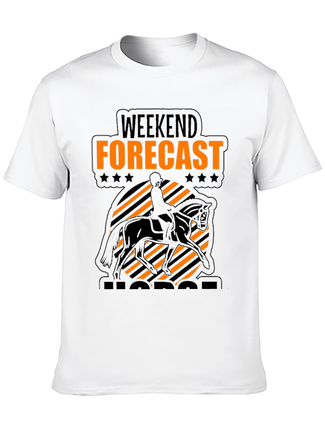 Weekend Forecast Horse Riding T-Shirt