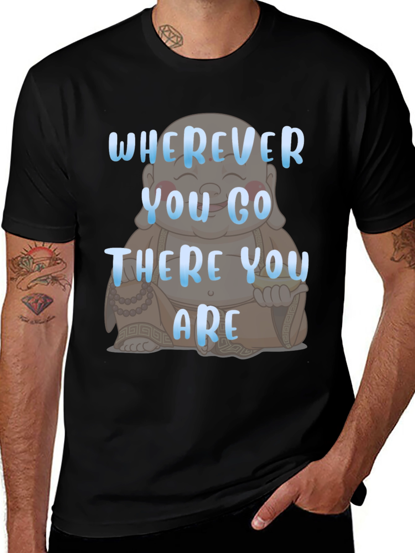 Buddha Quote Graphic T-Shirt - Relaxed Fit