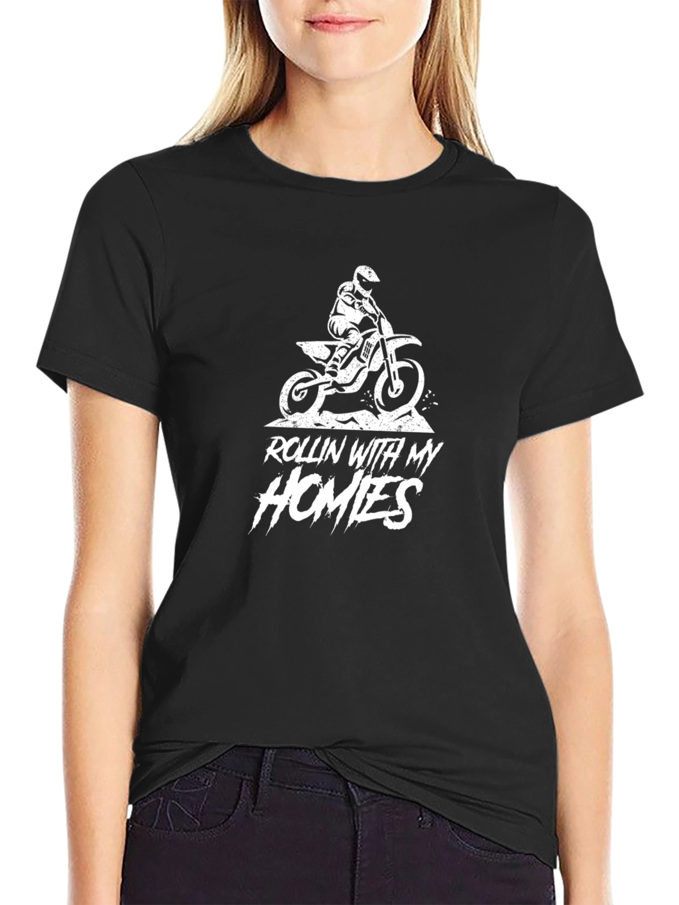 Rollin With My Homies Dirt Bike T-Shirt