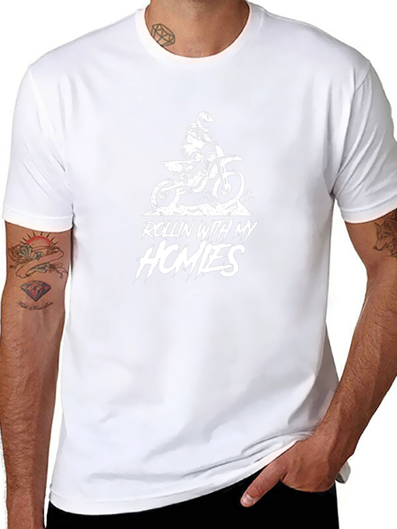 Rollin With My Homies Dirt Bike T-Shirt