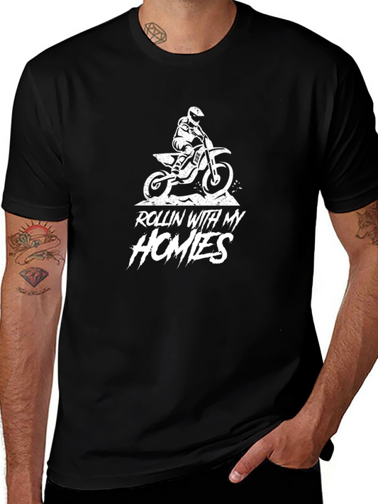 Rollin With My Homies Dirt Bike T-Shirt