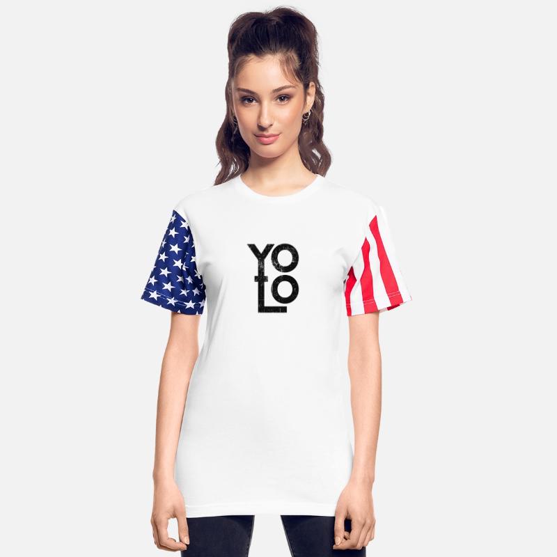 You Only Live Once Grunge Acronym Rustic