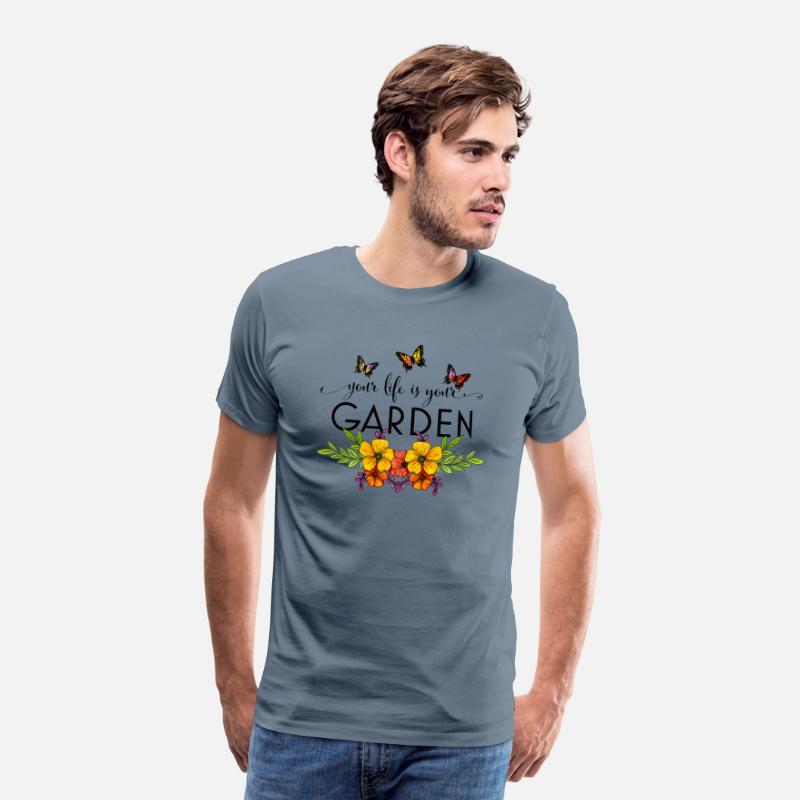 your life is your garden,custom butterflies shirt.