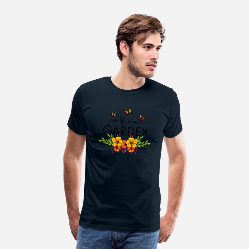 your life is your garden,custom butterflies shirt.