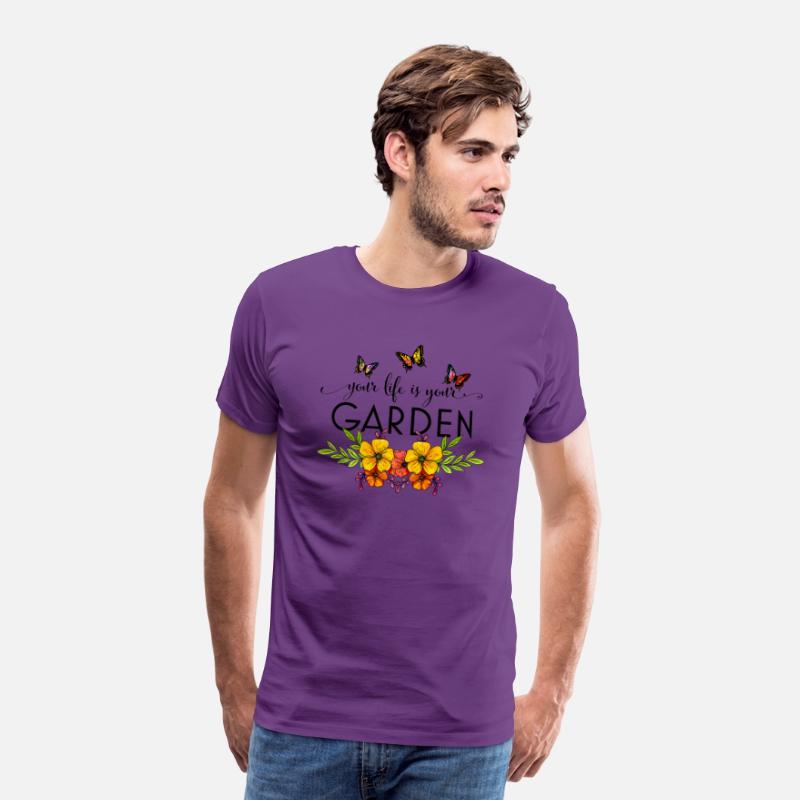your life is your garden,custom butterflies shirt.