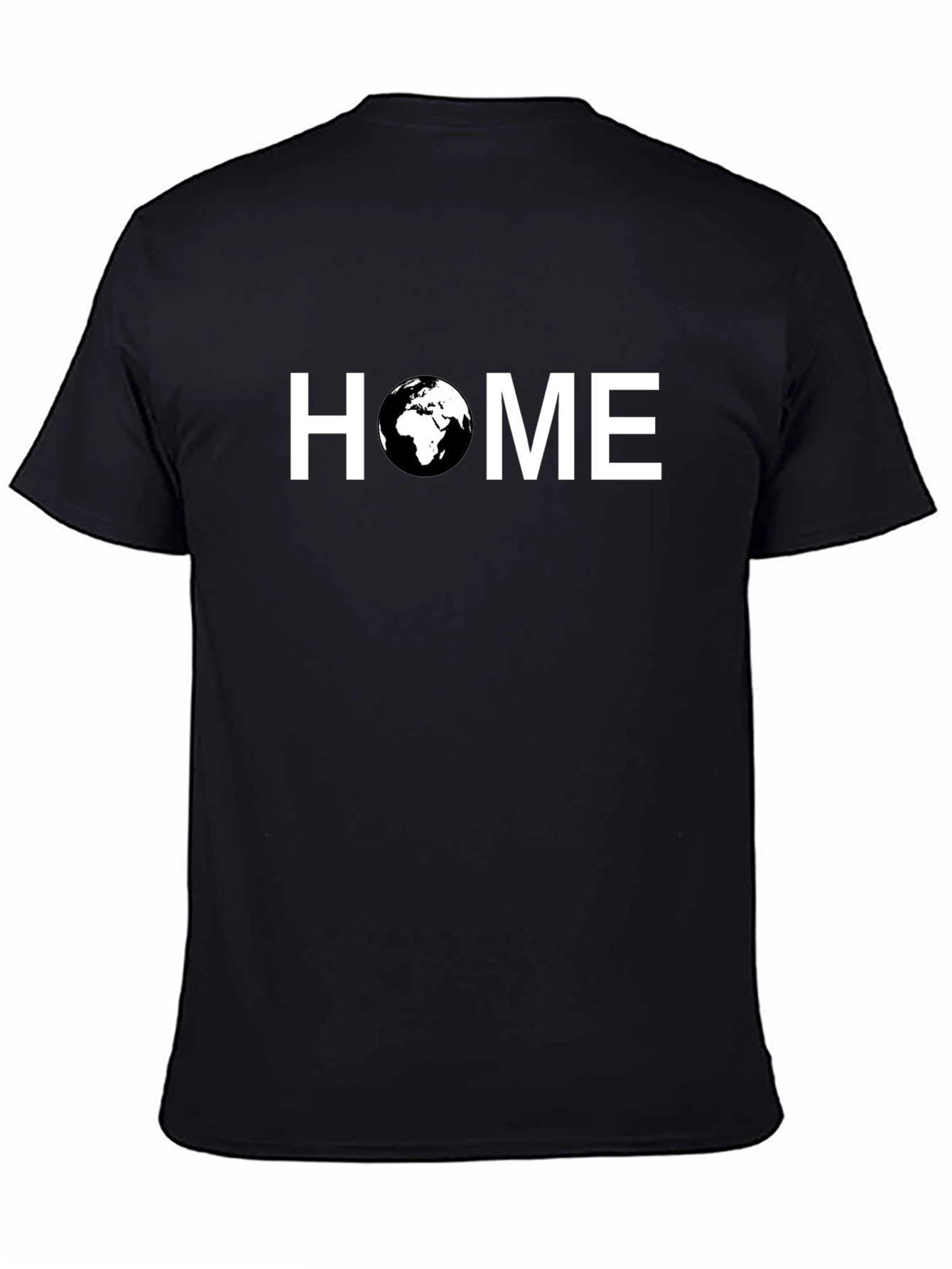 Earth Home T-Shirt - Black Graphic Tee