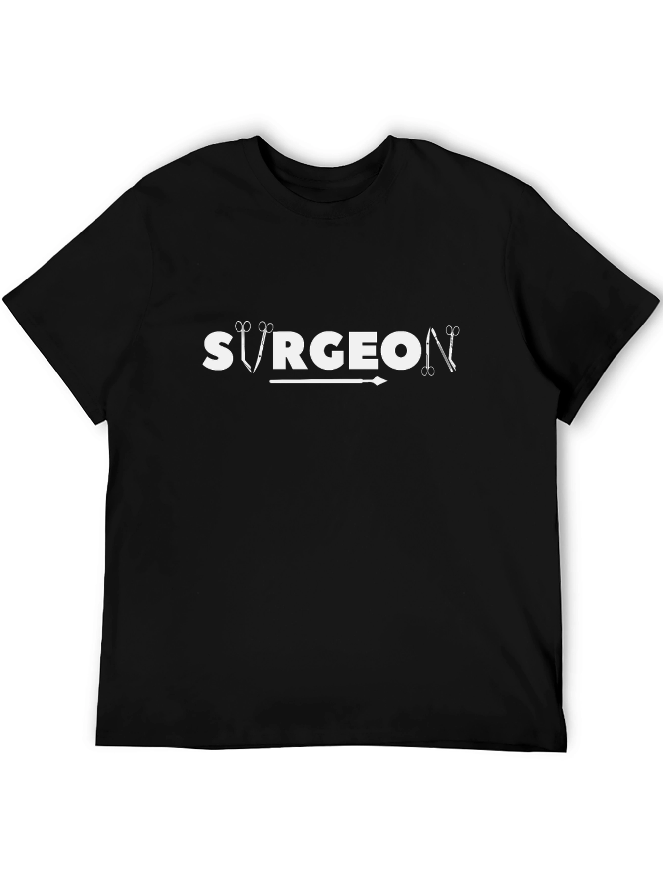 Surgeon Graphic Tee - Black Cotton Blend