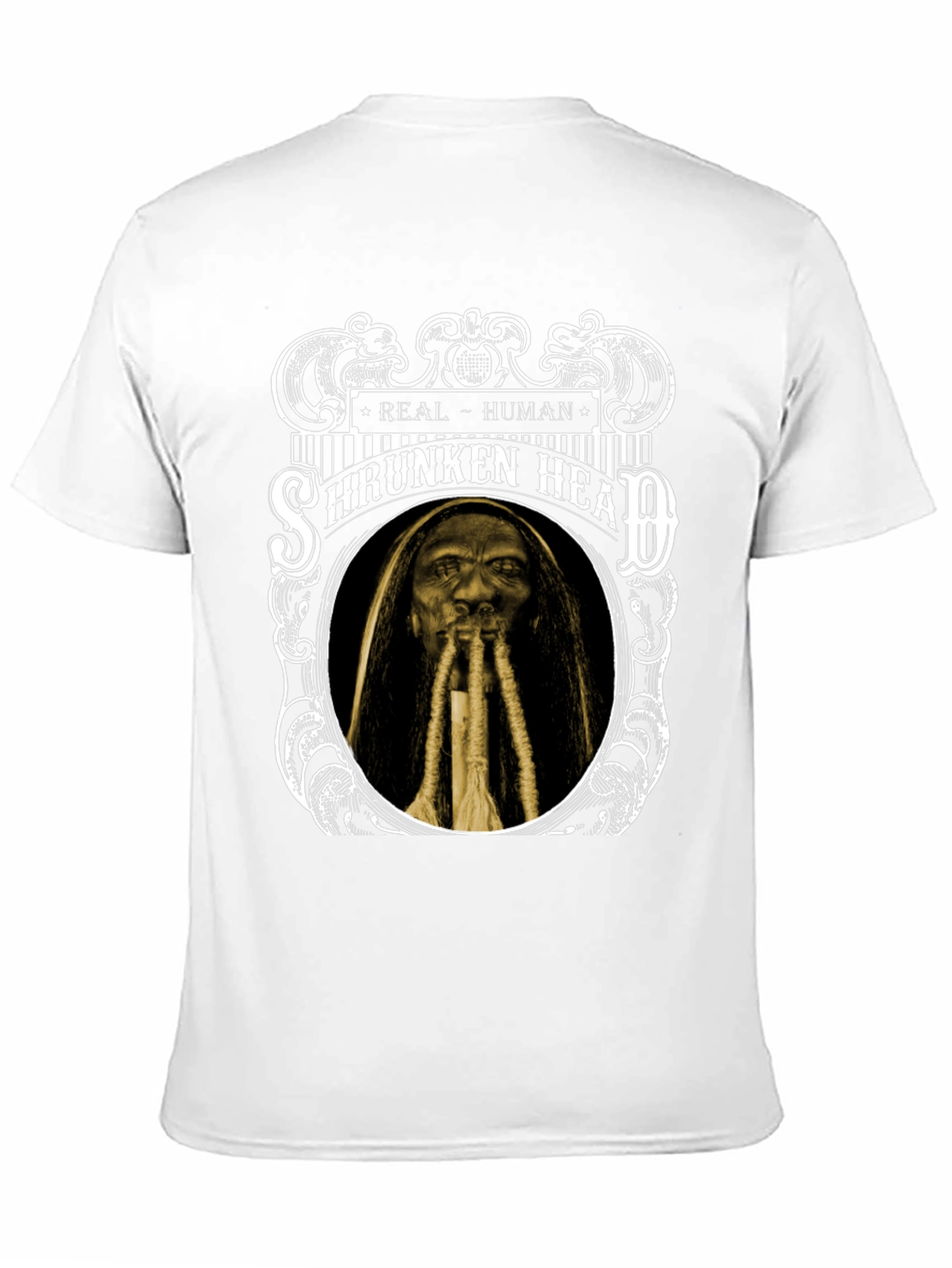 Shrunken Head Graphic T-Shirt - Real Human Tee