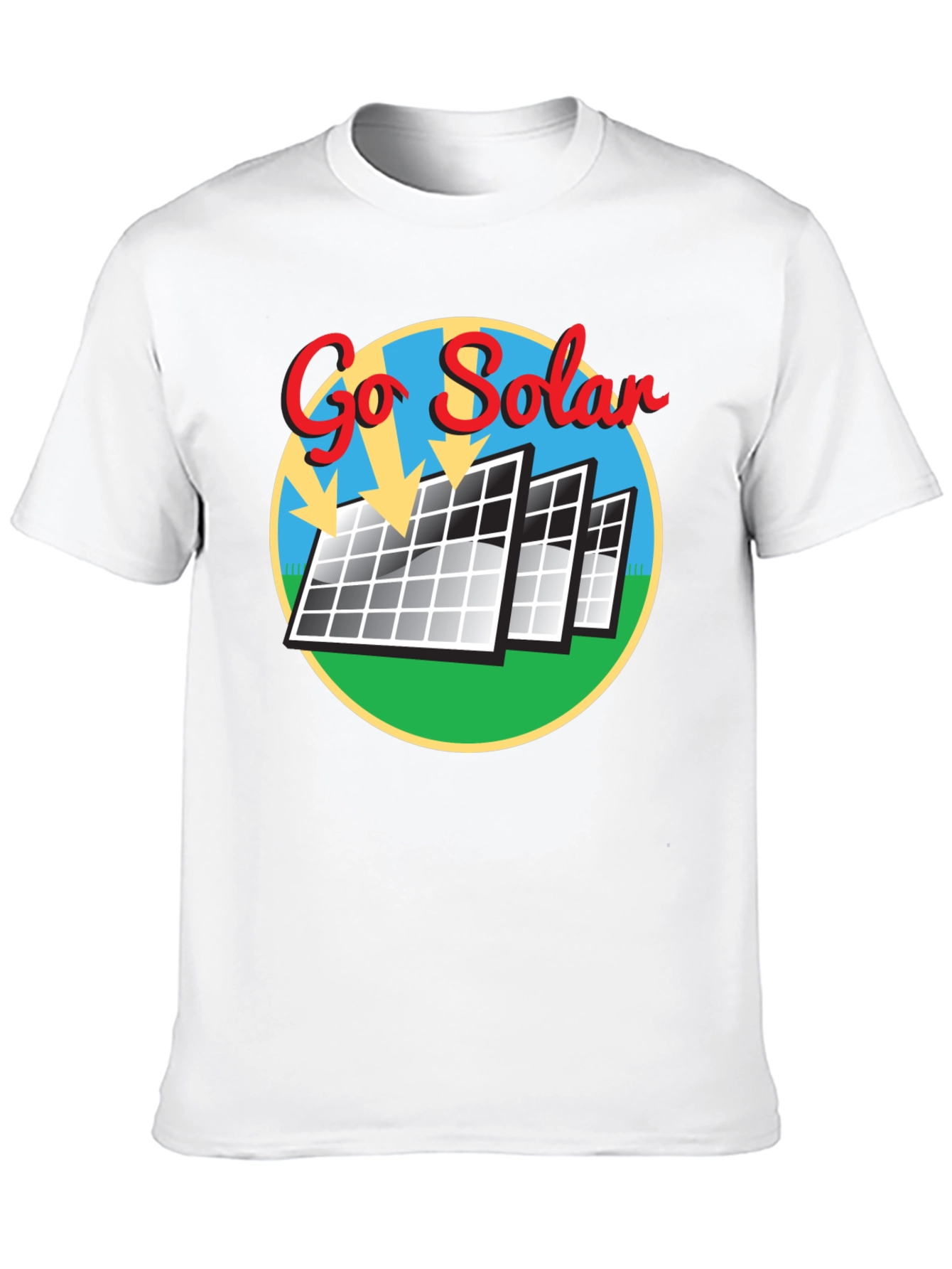 Go Solar T-Shirt - Renewable Energy Tee