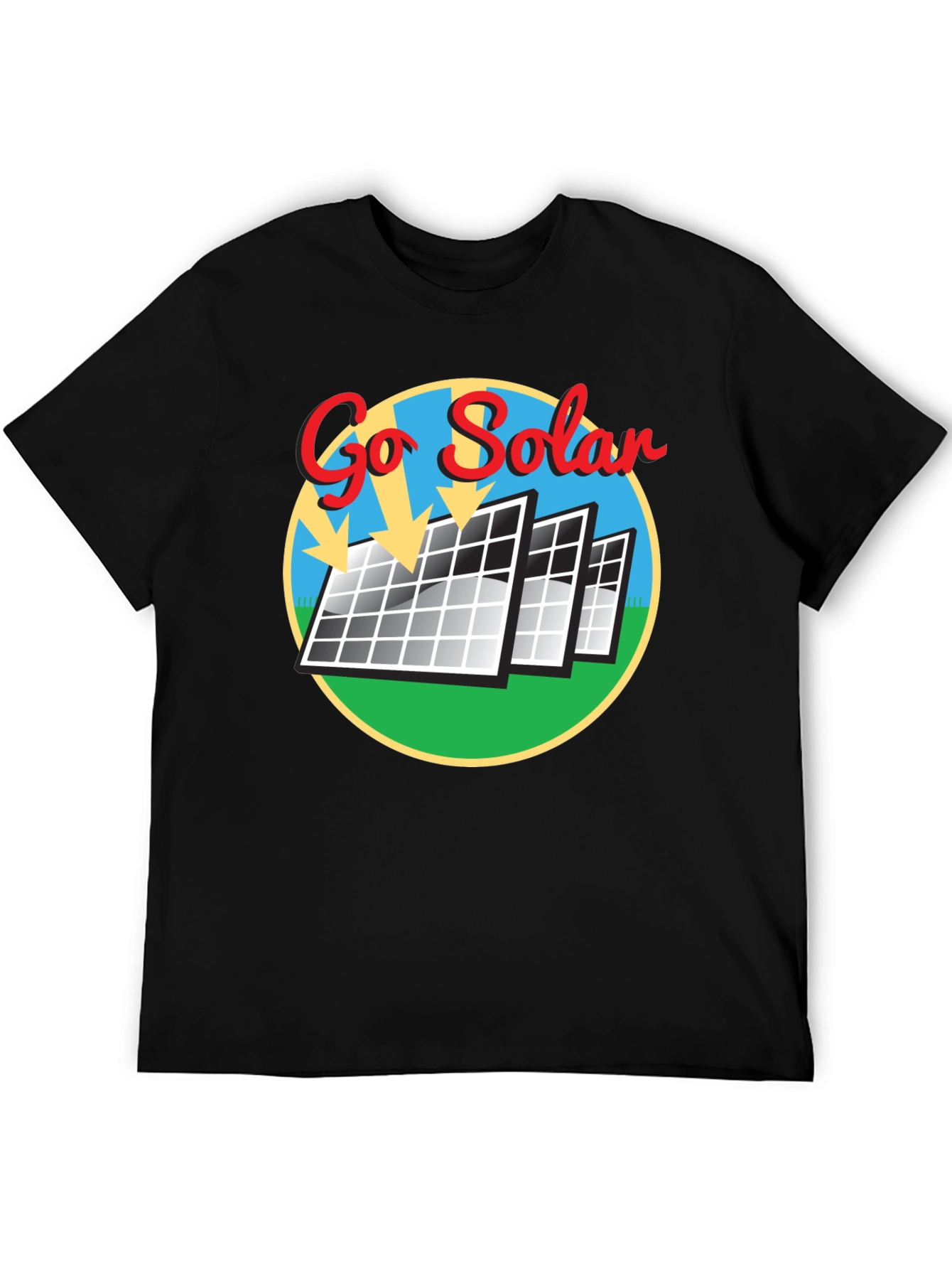 Go Solar T-Shirt - Renewable Energy Tee