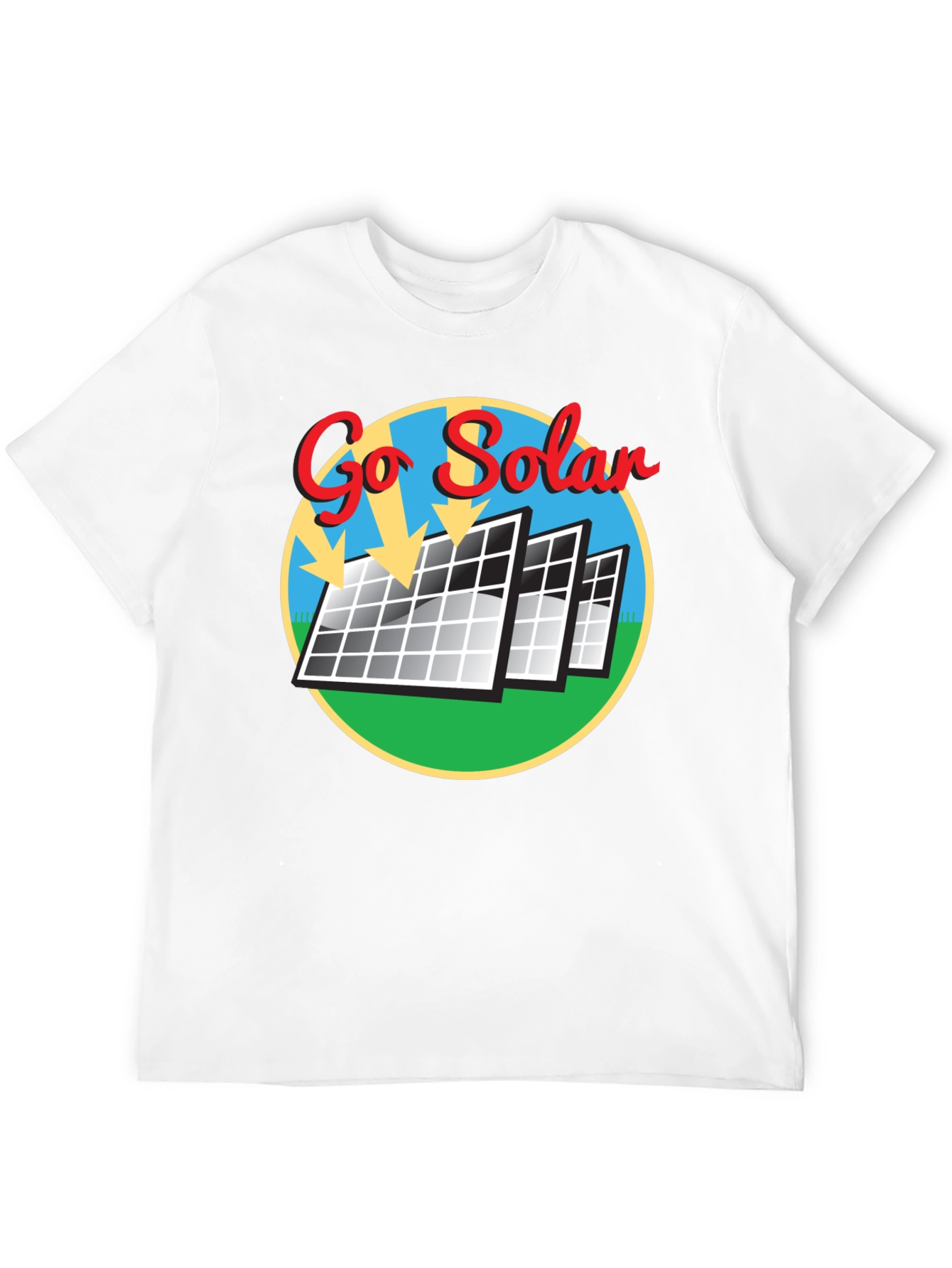 Go Solar T-Shirt - Renewable Energy Tee