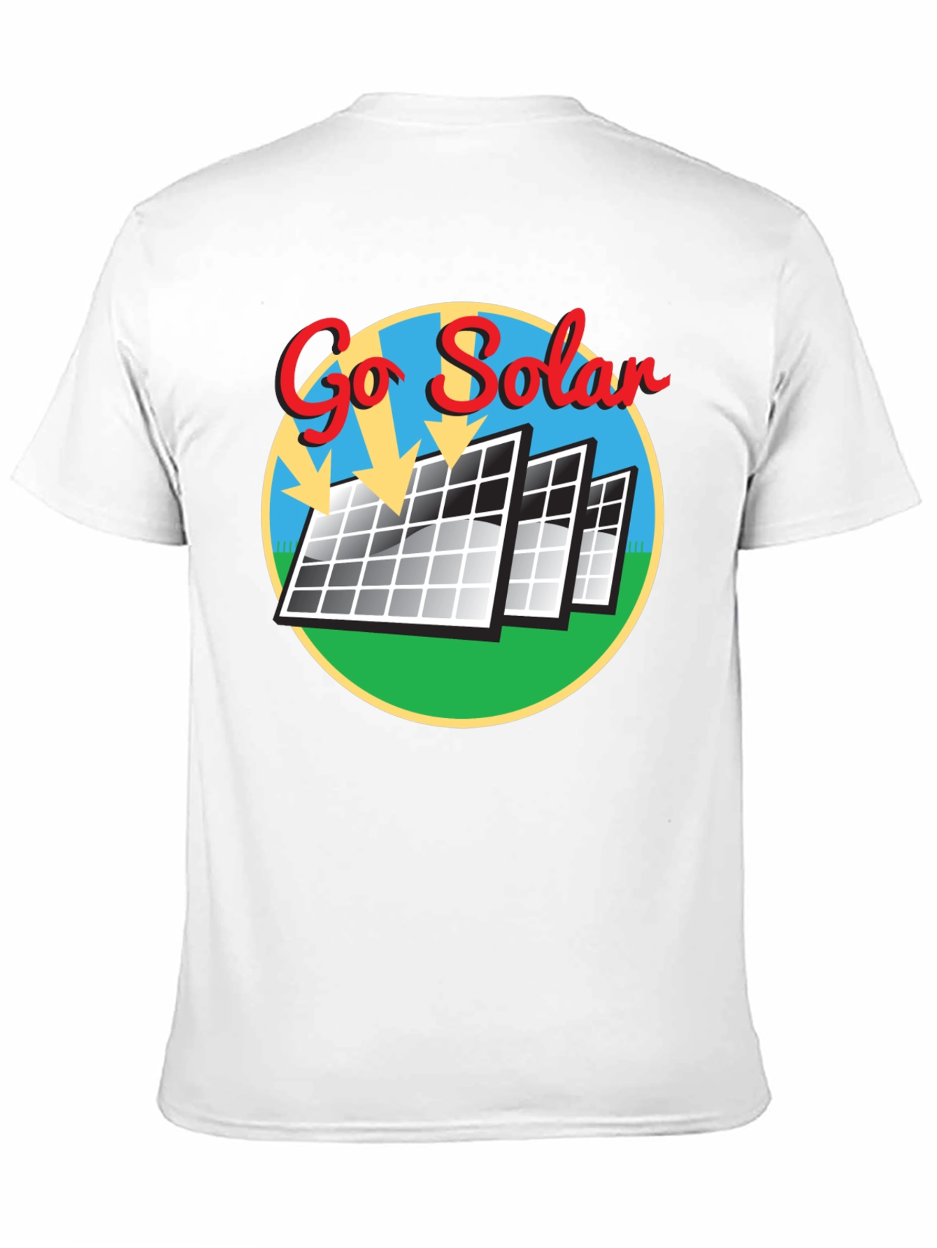 Go Solar T-Shirt - Renewable Energy Tee