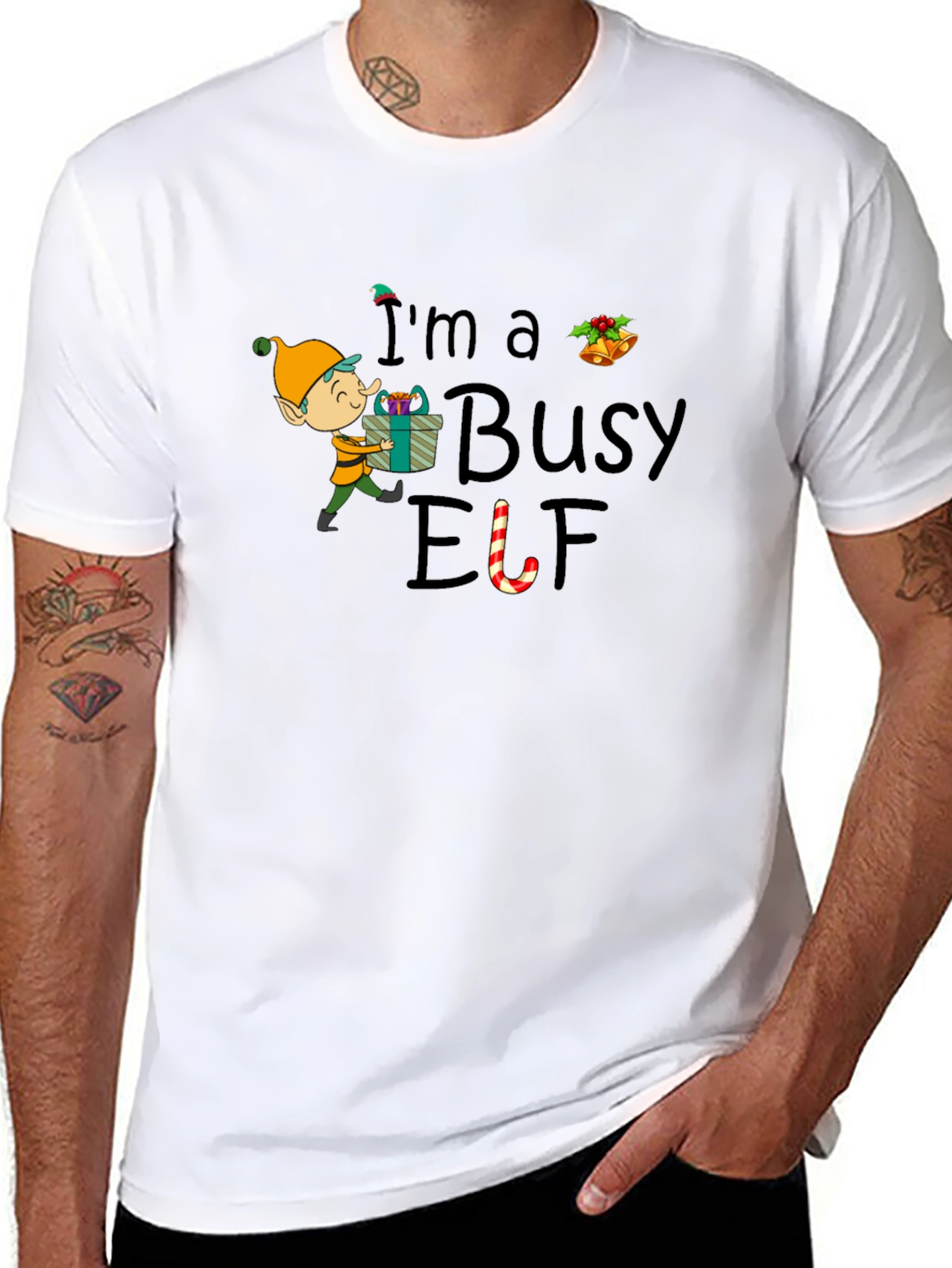 Busy Elf Holiday T-Shirt