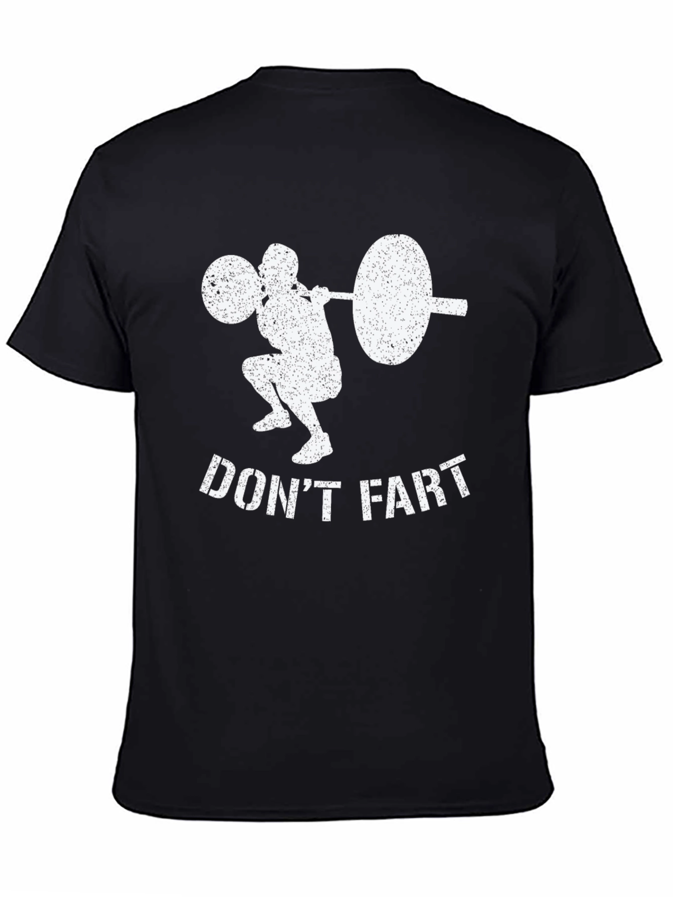 Dont Fart Gym Humor T-Shirt - Black