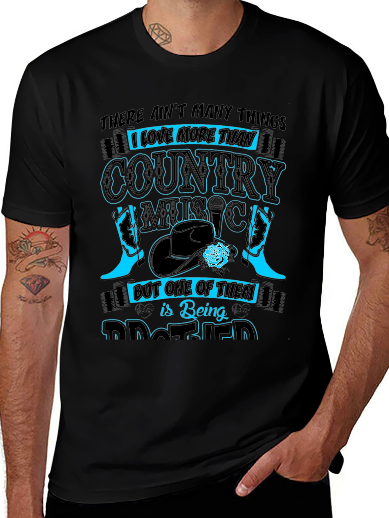 Country Music Lover T-Shirt - Retired
