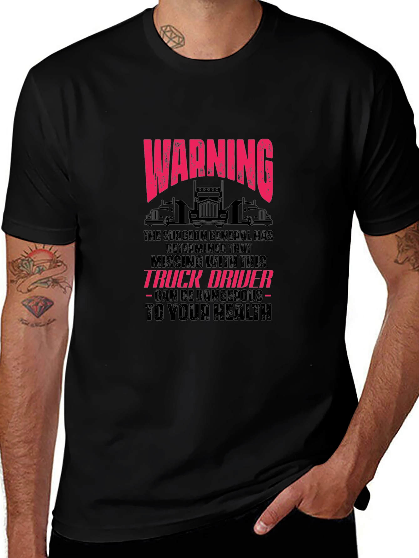 Warning Truck Driver T-Shirt