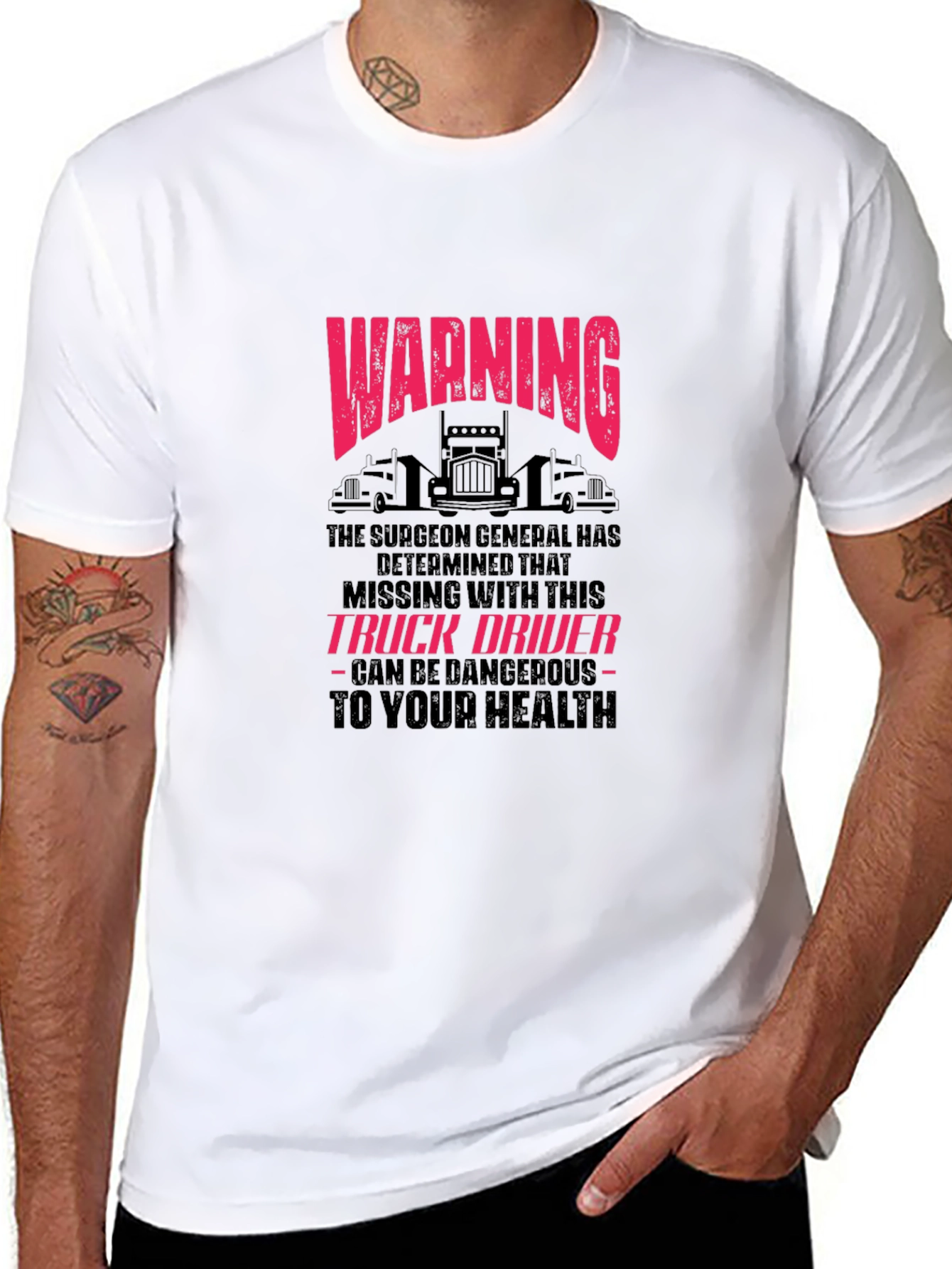 Warning Truck Driver T-Shirt