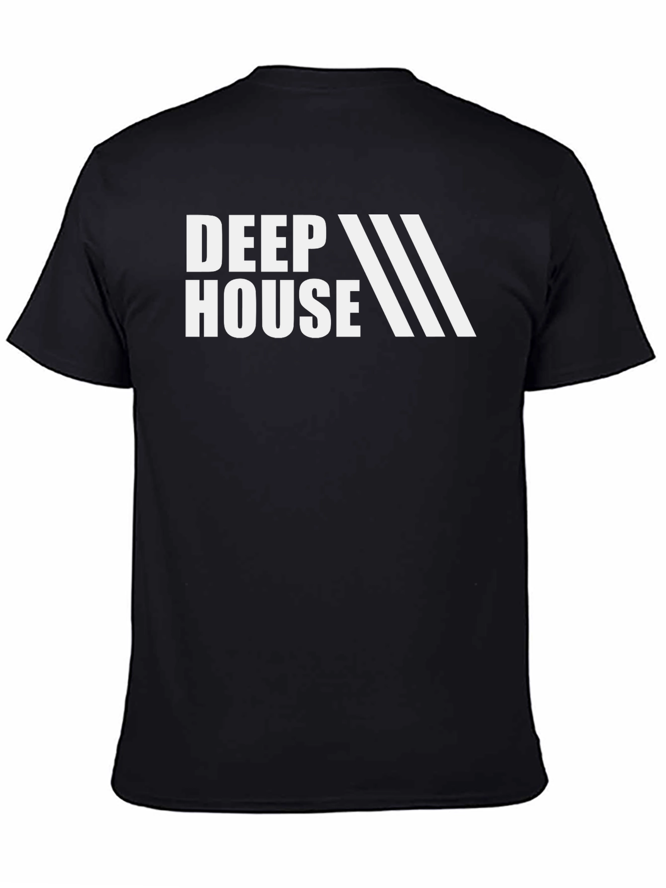 Deep House Music Black T-Shirt