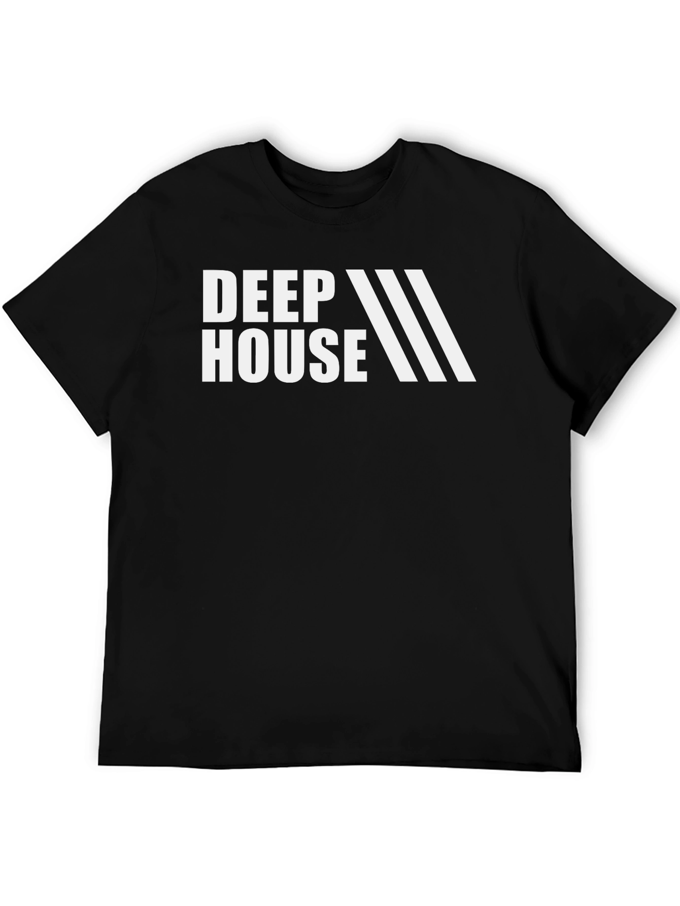 Deep House Music Black T-Shirt