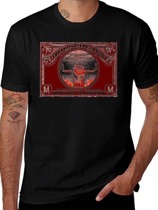 Mooseheart Rocket Tablets Graphic T-Shirt