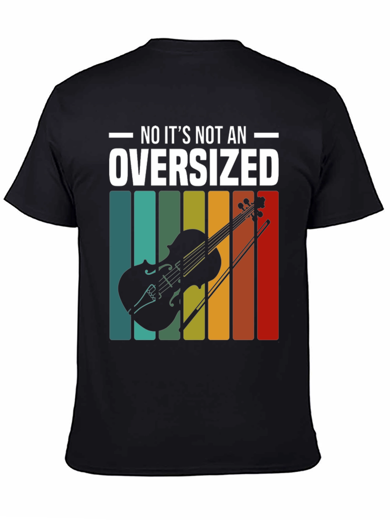 Violin Graphic Tee - Oversized? No Way!