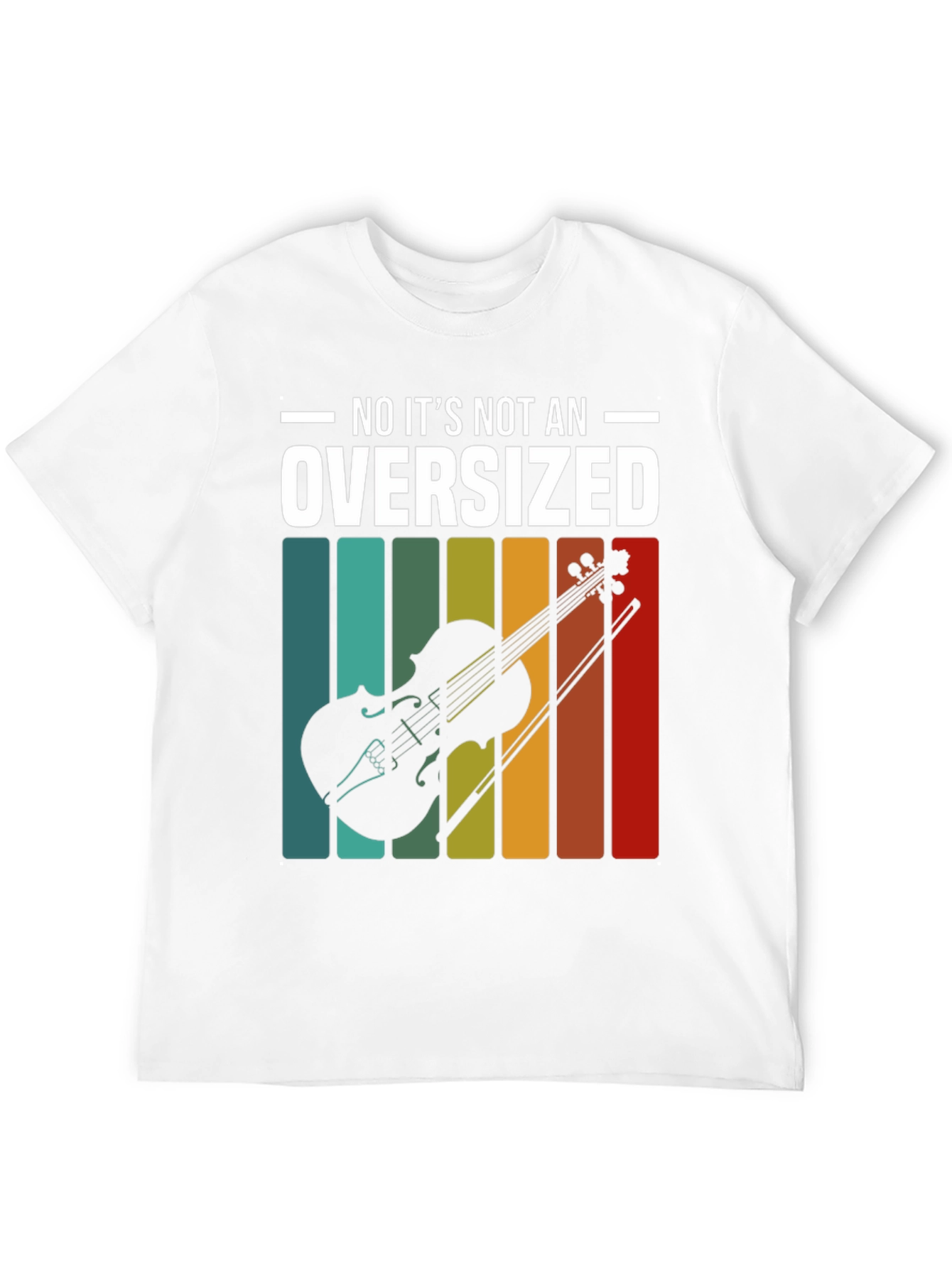 Violin Graphic Tee - Oversized? No Way!