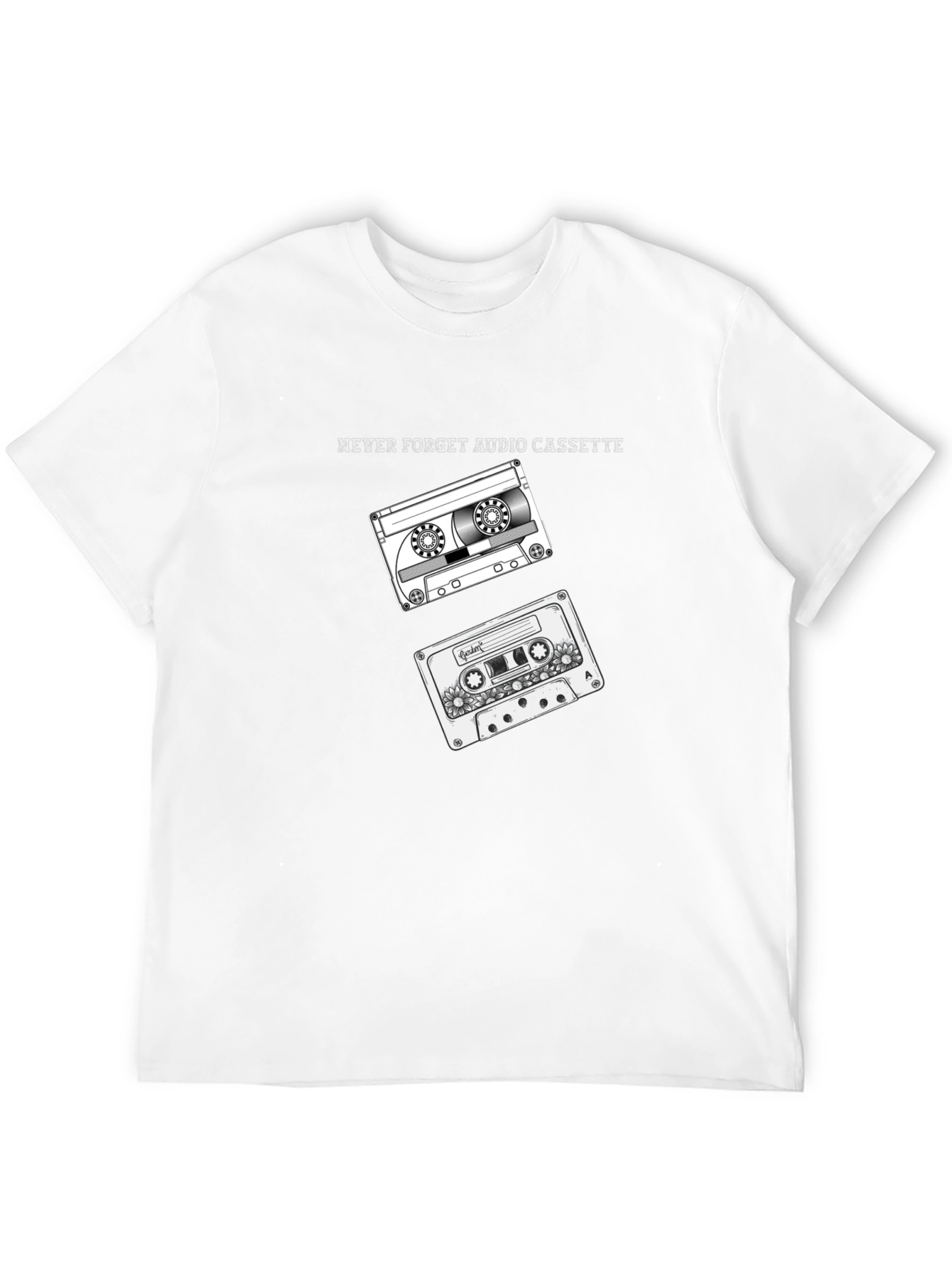 Retro Cassette Tape Graphic T-Shirt