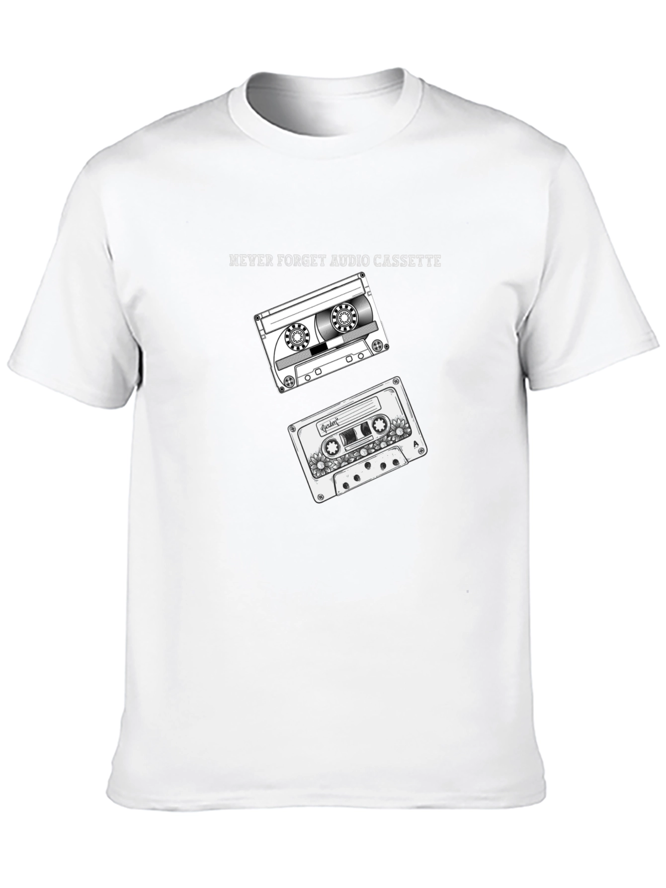 Retro Cassette Tape Graphic T-Shirt