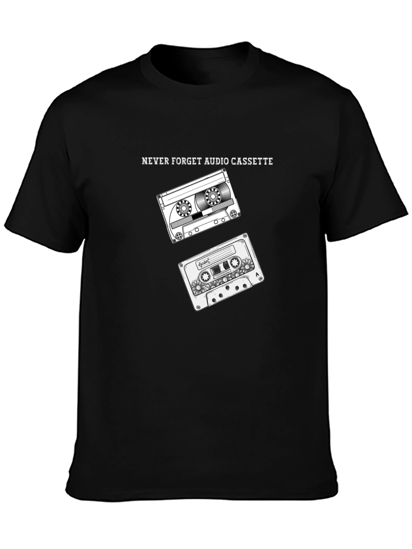 Retro Cassette Tape Graphic T-Shirt