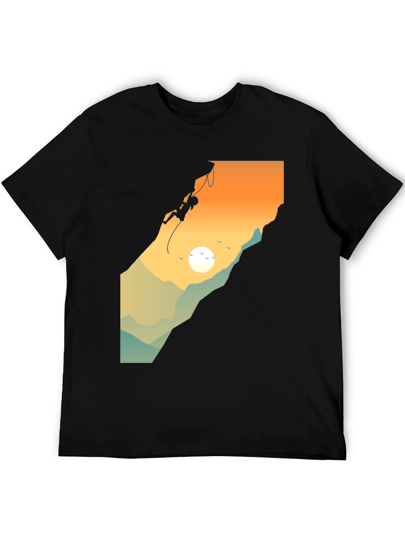 Rock Climbing T-Shirt - Adventure Design