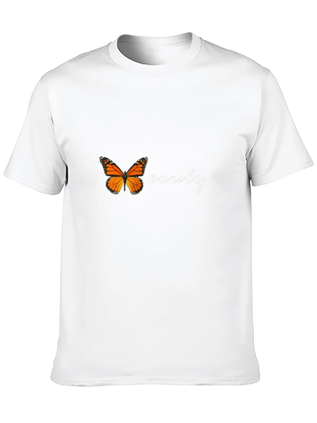 Butterfly Beauty Graphic Tee - Stylish Black T-Shirt