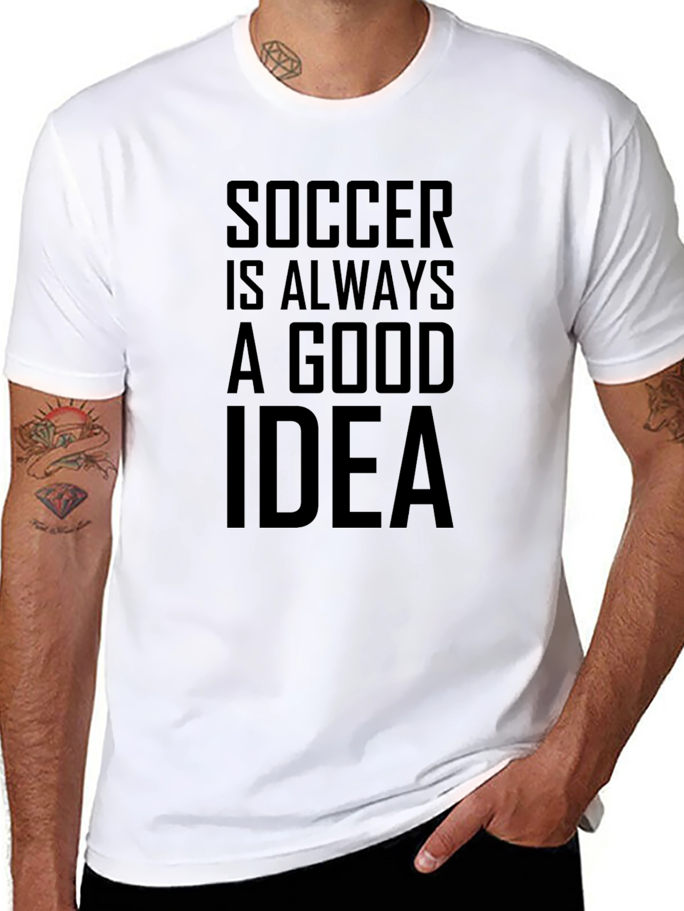 Soccer is Always a Good Idea Graphic Tee