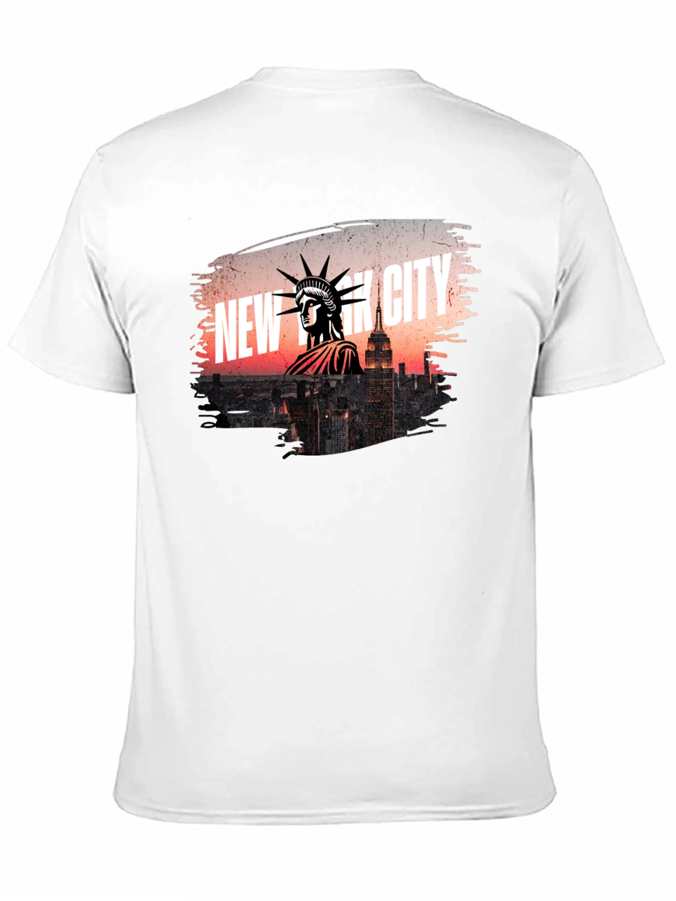 New York City Statue of Liberty Graphic T-Shirt