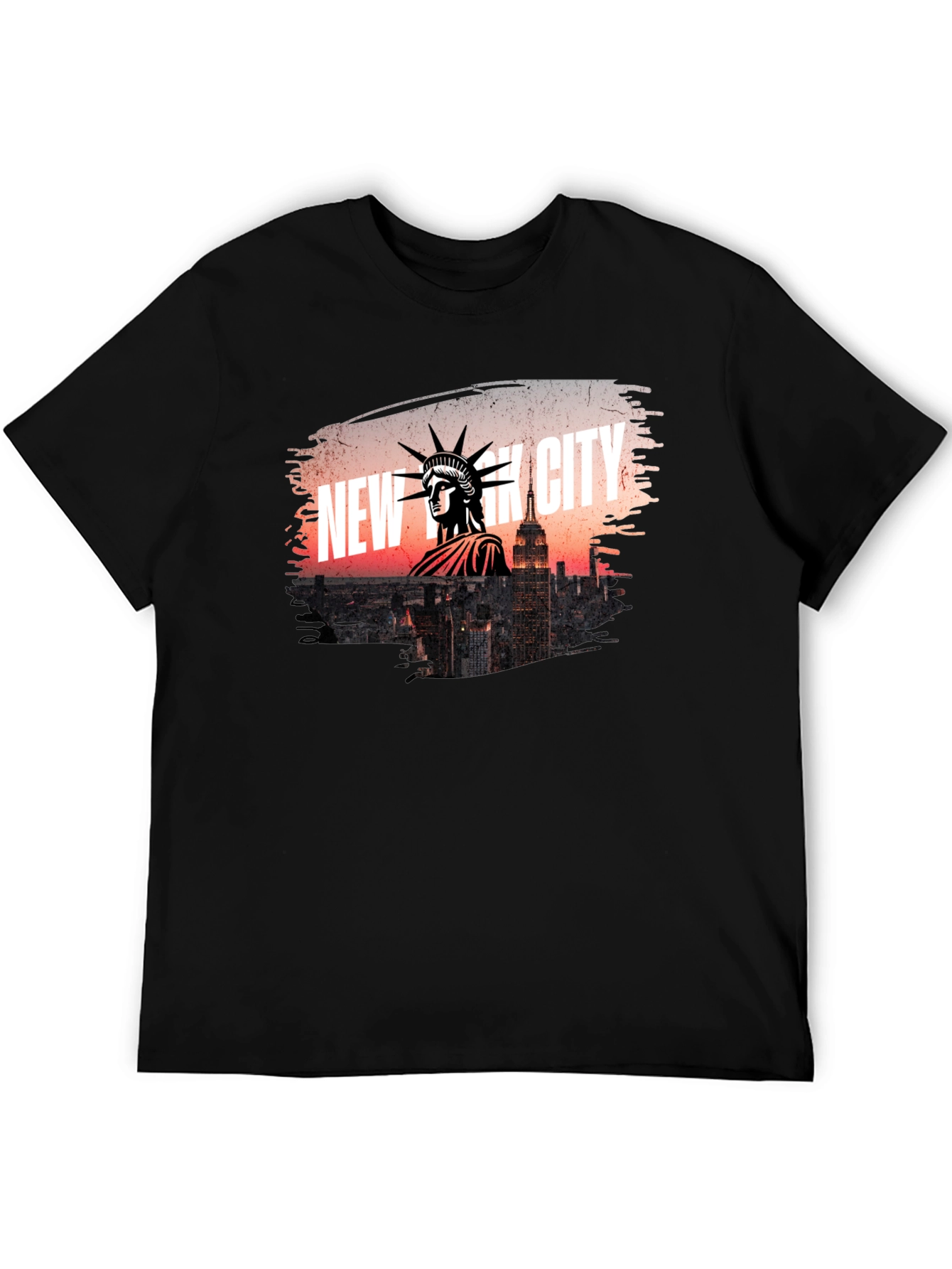 New York City Statue of Liberty Graphic T-Shirt