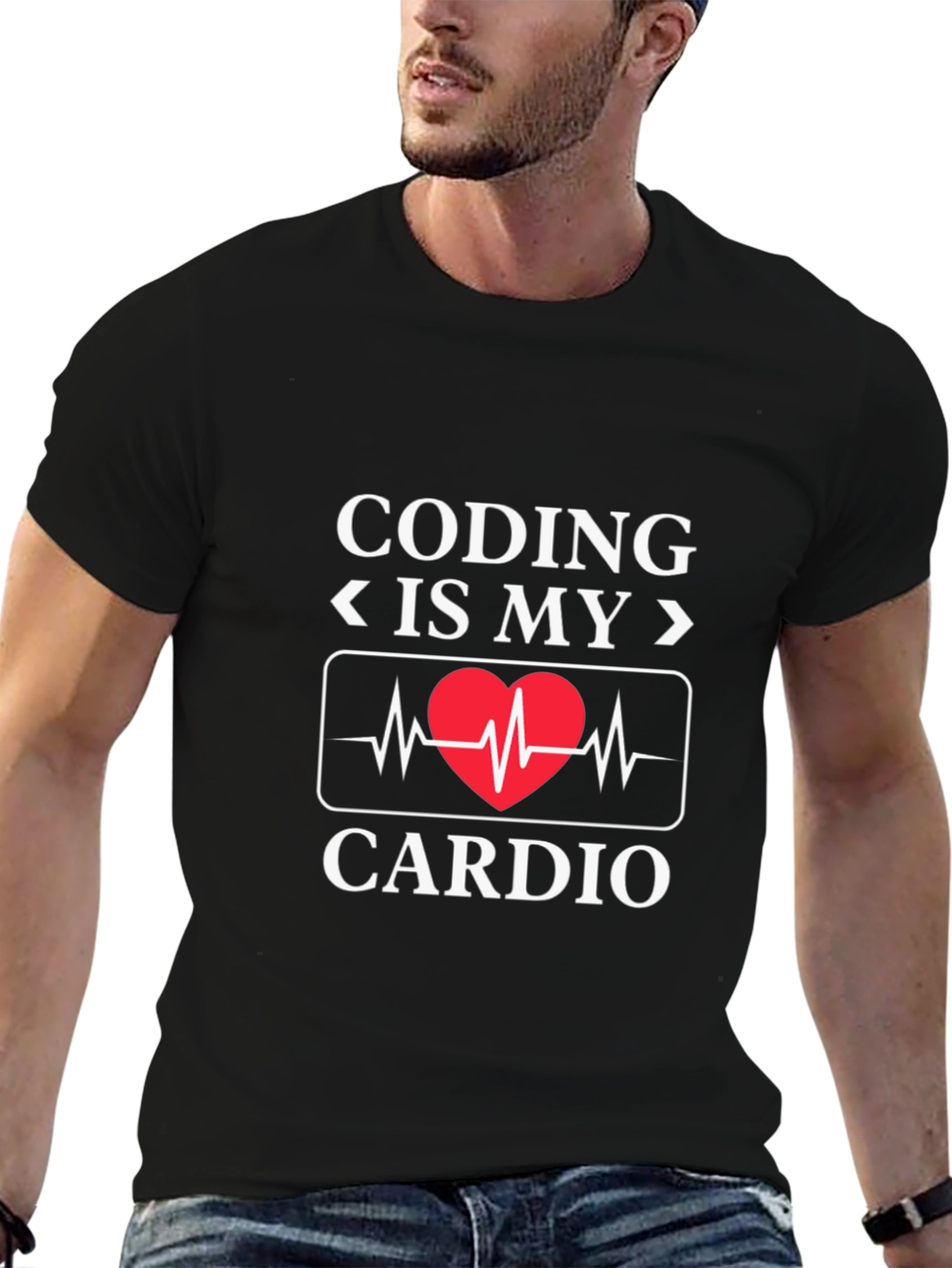 Coding is My Cardio T-Shirt - Programmer Humor
