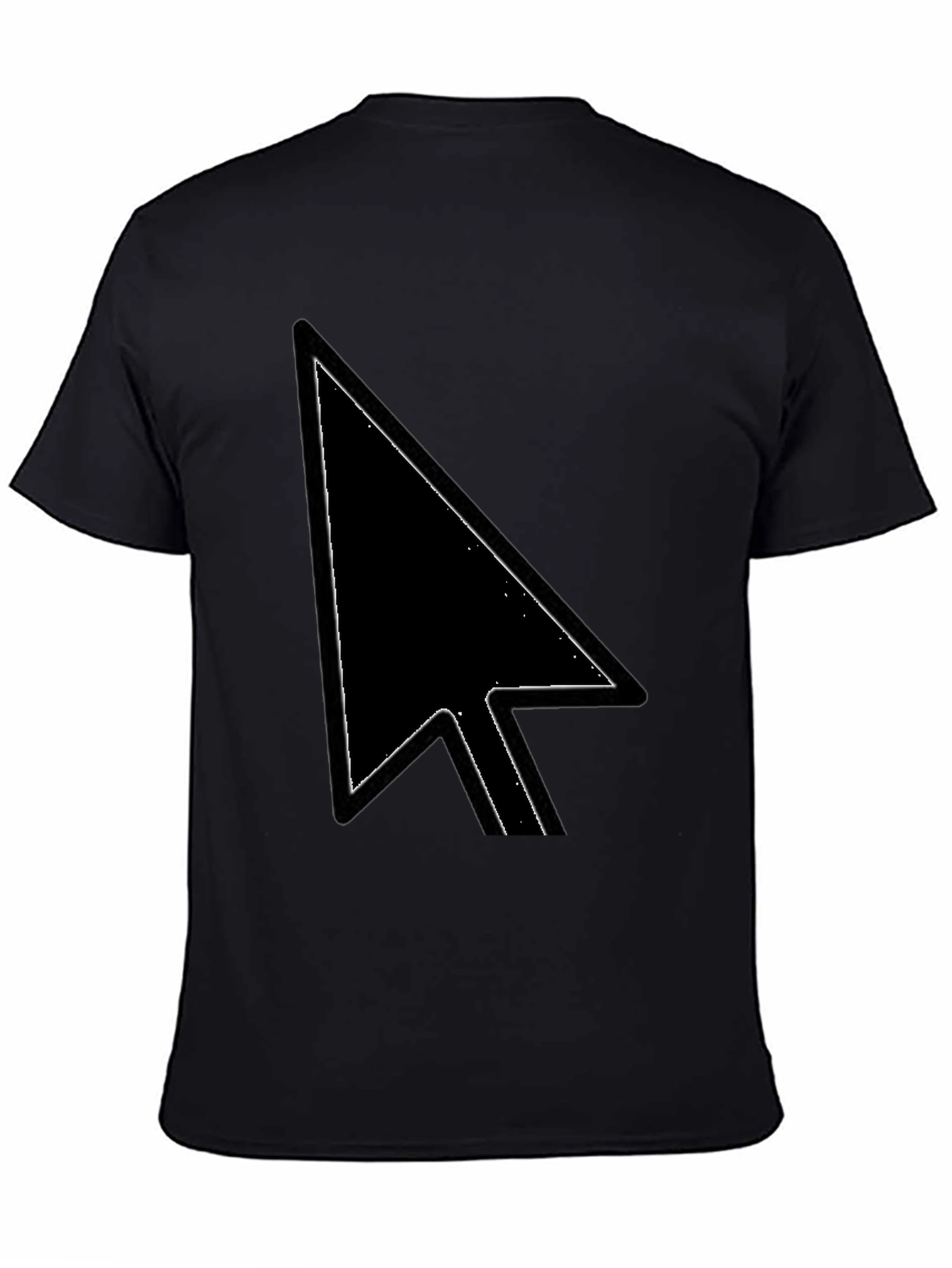 Pointer Arrow Graphic Tee - Black Casual Shirt