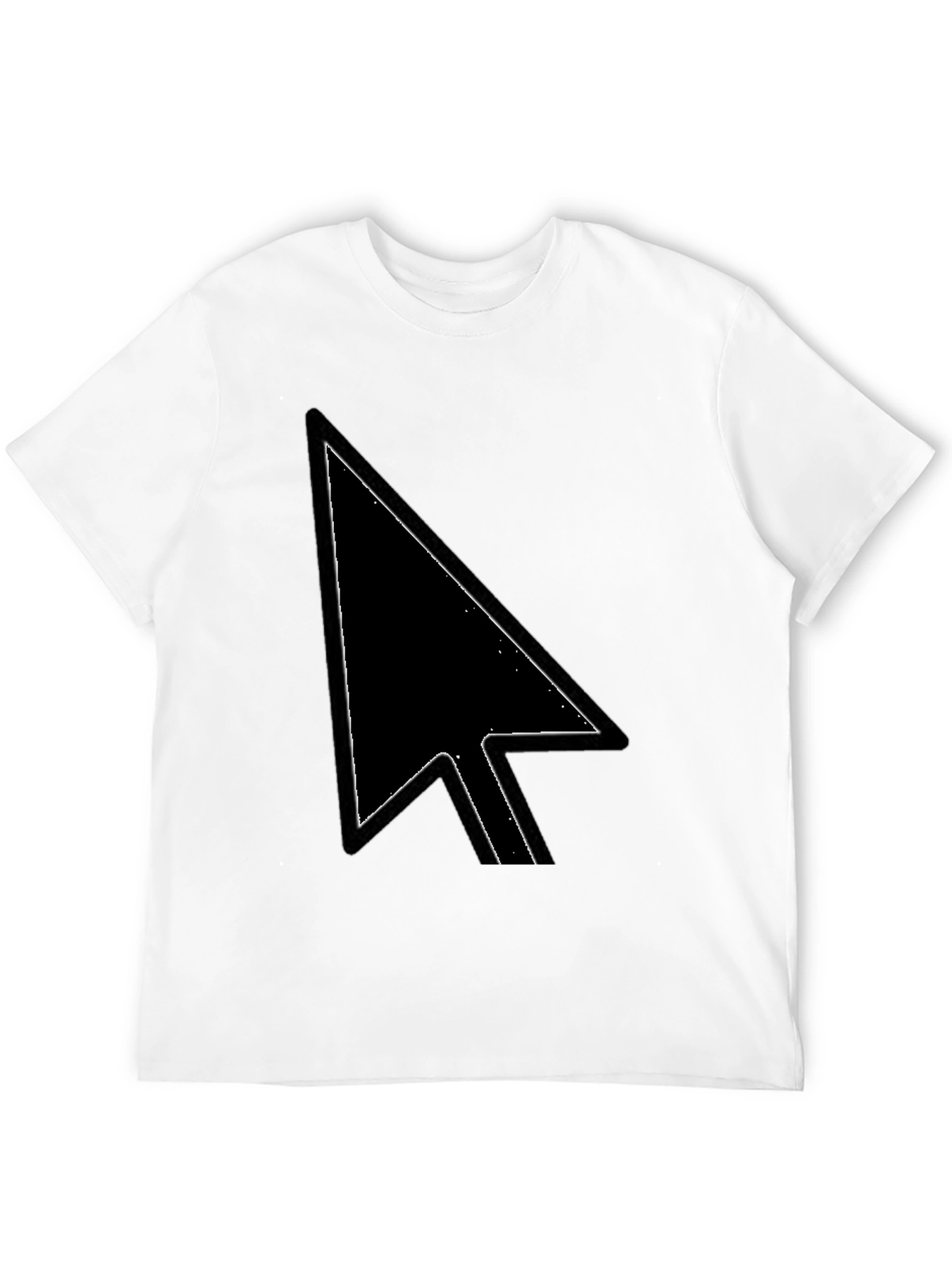 Pointer Arrow Graphic Tee - Black Casual Shirt